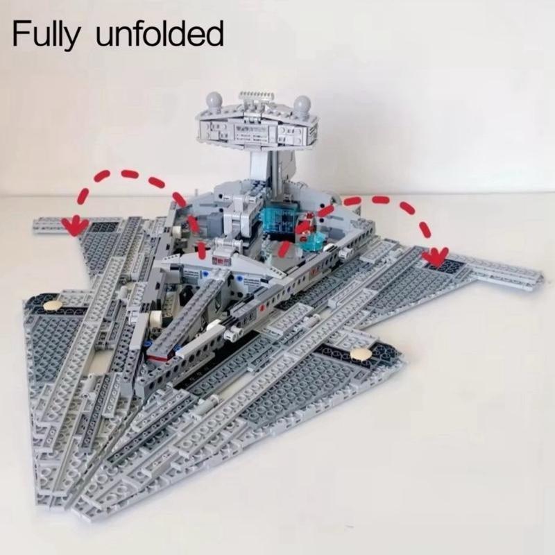 Star Destroyer Moc 1555 Pcs