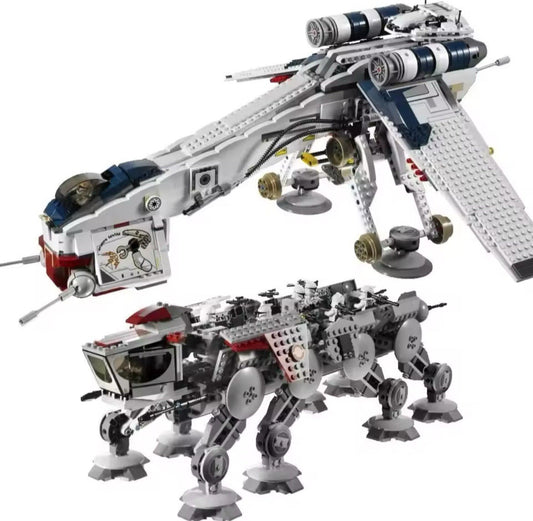 Star Galaxy AT-OT Dropship Building Set - 1758 Pieces