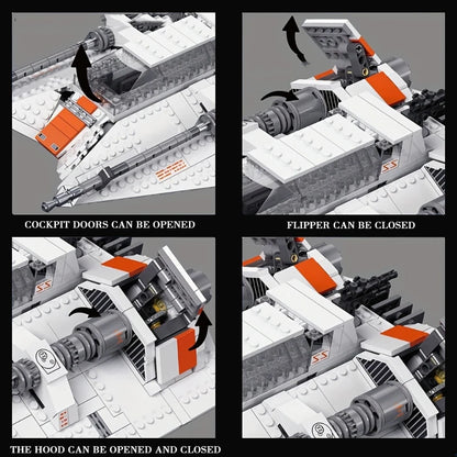 Snow Speeder Building Blocks - 1006pcs