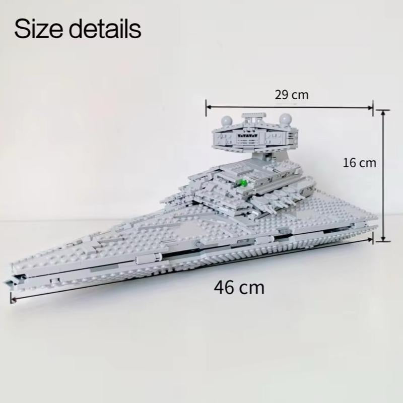 Star Destroyer Moc 1555 Pcs