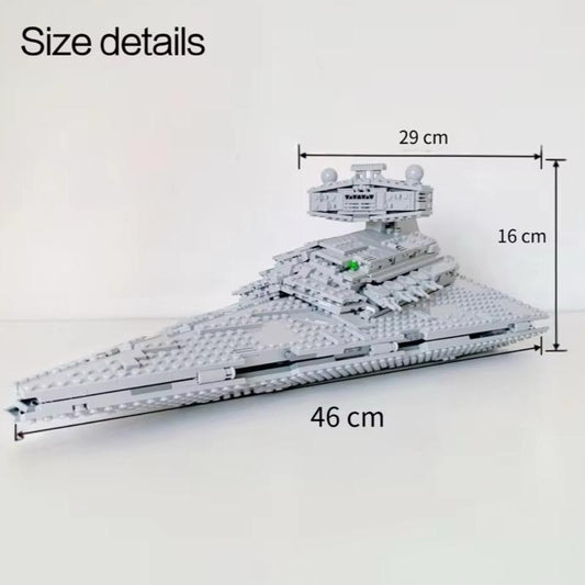 Star Destroyer Moc 1555 Pcs