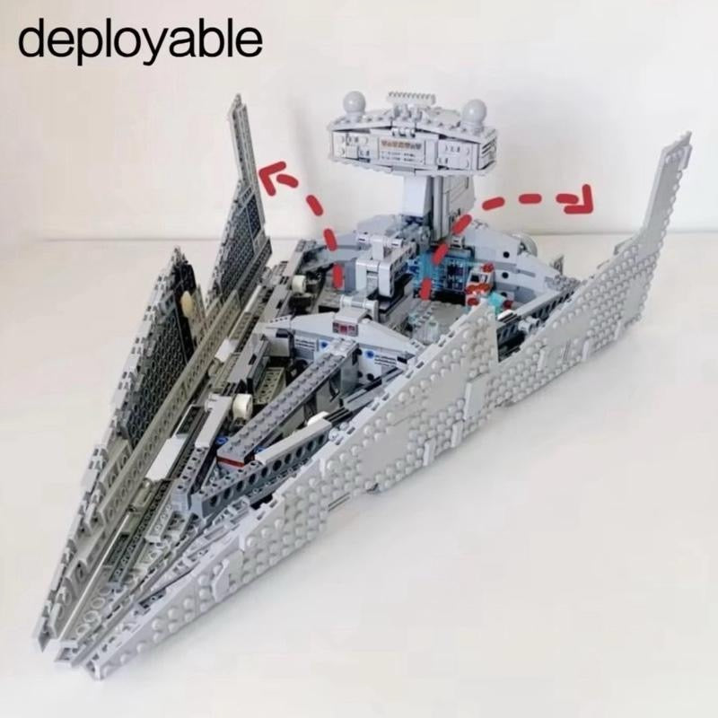 Star Destroyer Moc 1555 Pcs